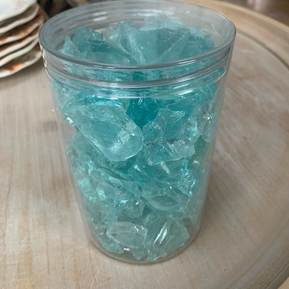 Pottery Barn sea-glass vase filler